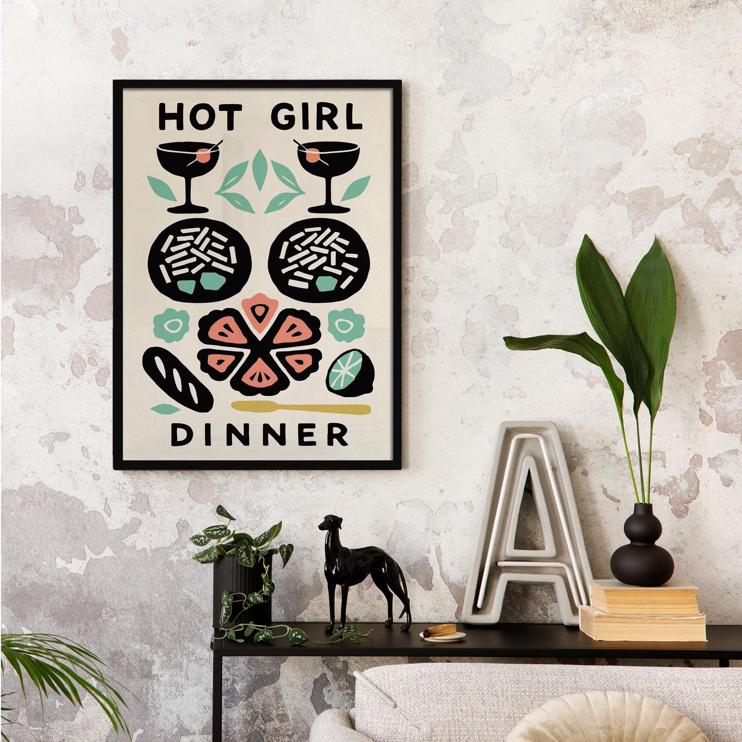 Hot Girl Dinner Poster