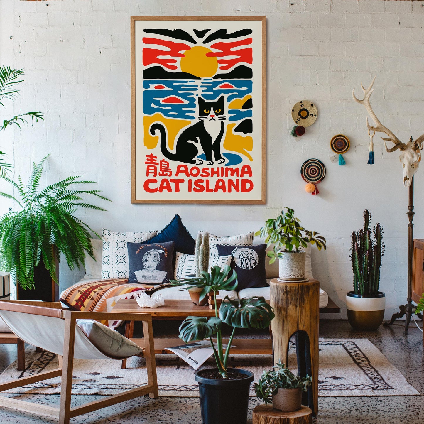 Aoshima Cat Island Poster
