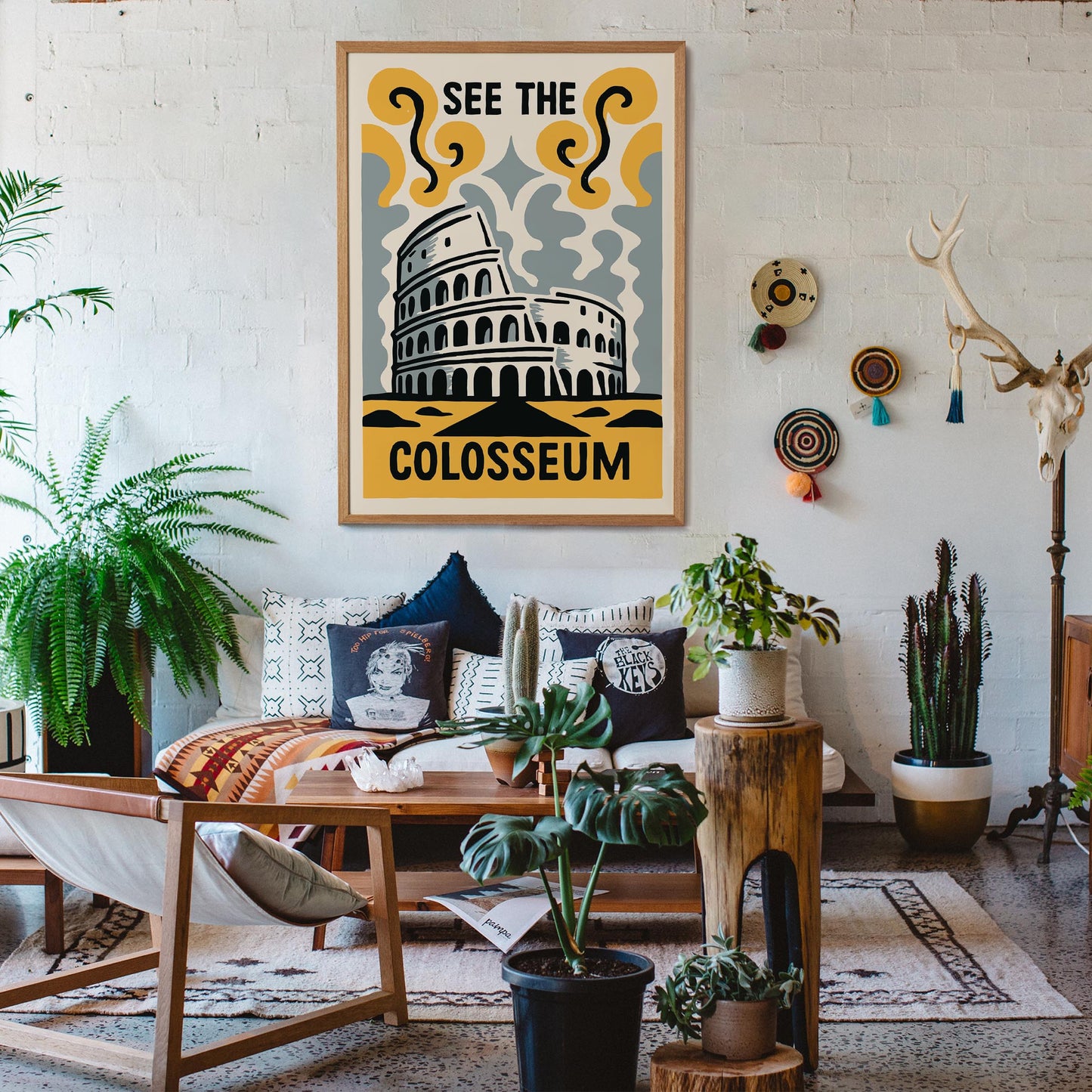 Colosseum Travel Poster Print