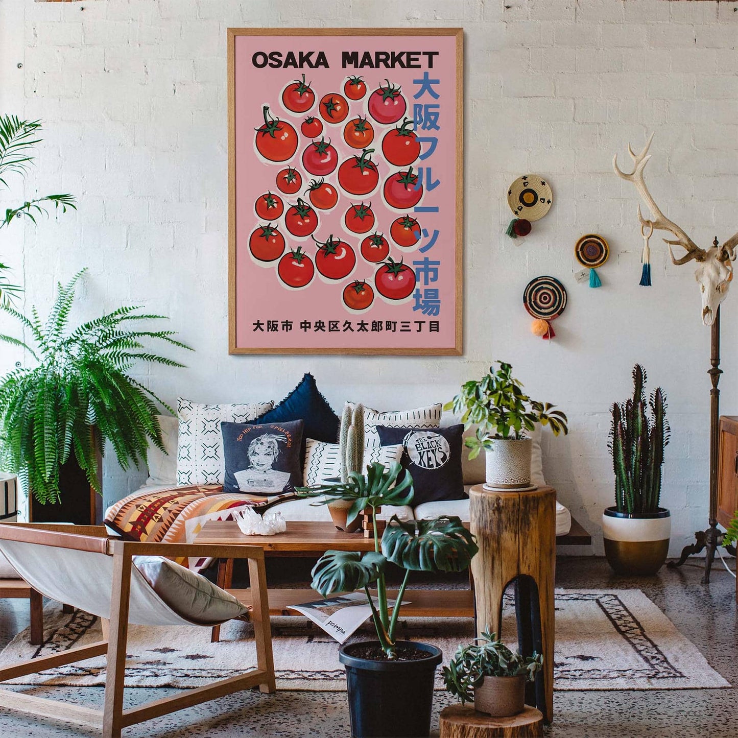 Osaka Fruit Market Poster