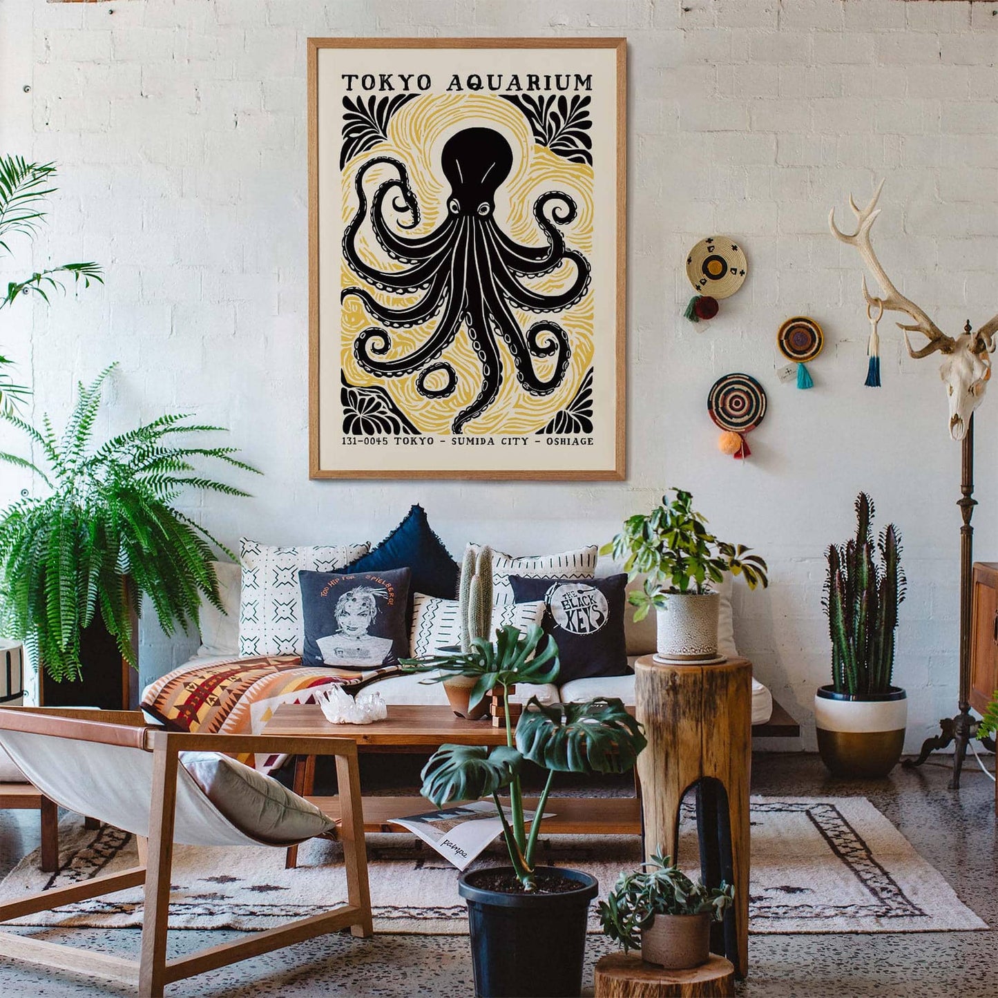 Tokyo Octopus Poster Print
