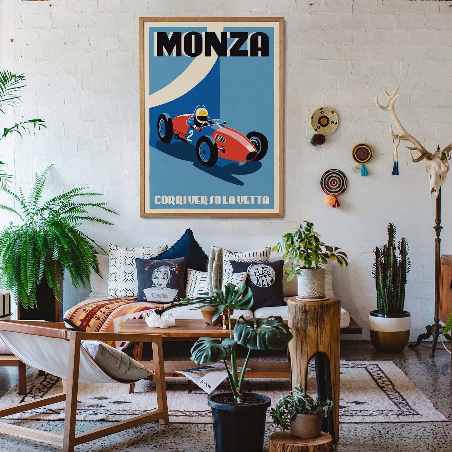 Monza Vintage Racing Poster