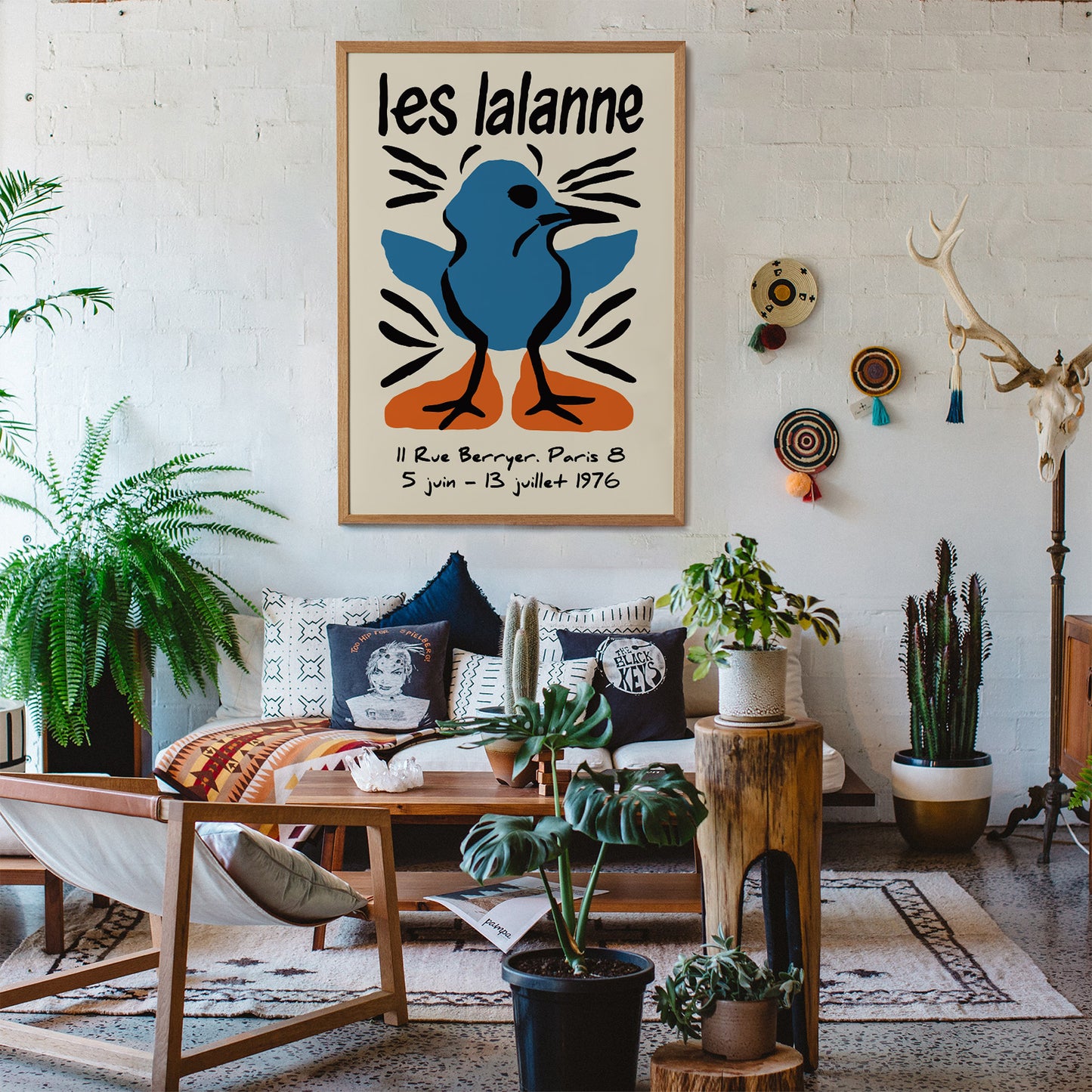 Les Lalanne Paris 1976 Exhibition Poster