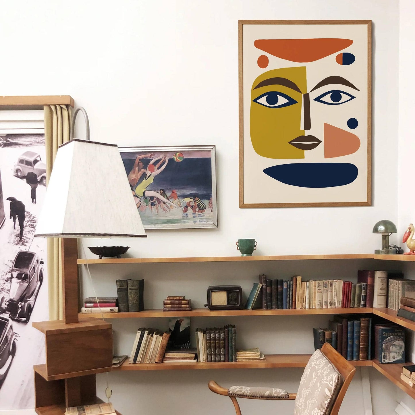 Cubism Abstract Face Art Print - HypeSheriff