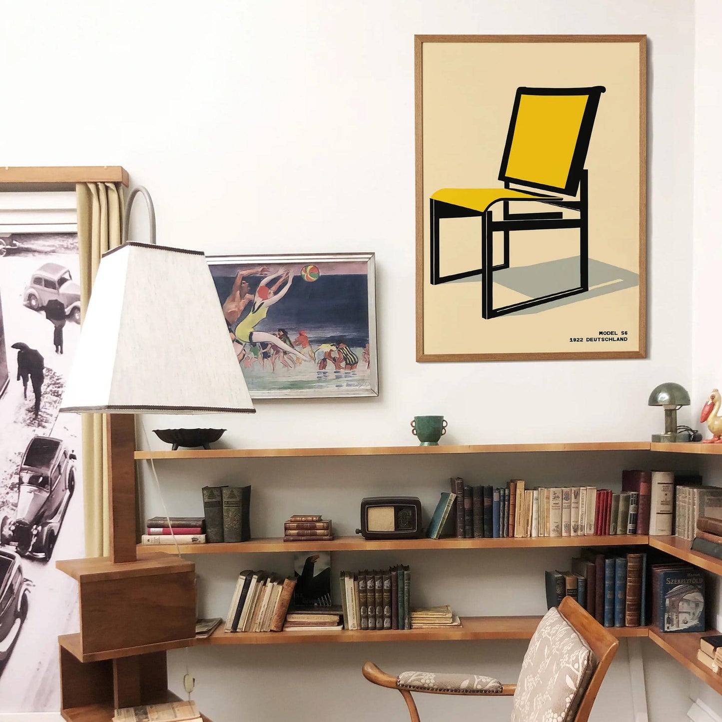 Bauhaus Furniture - Chair Model S6 Poster - HypeSheriff