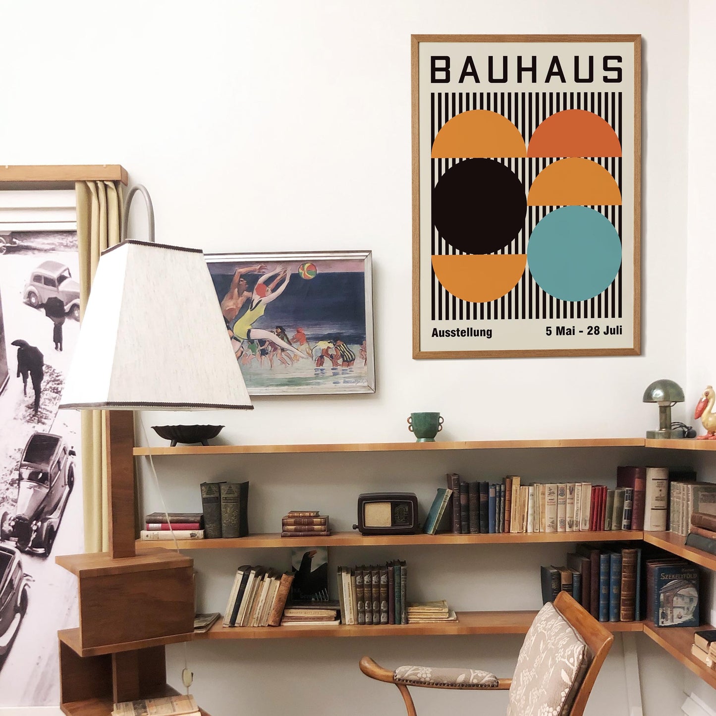 Bauhaus Ausstellung Geometric Art Print