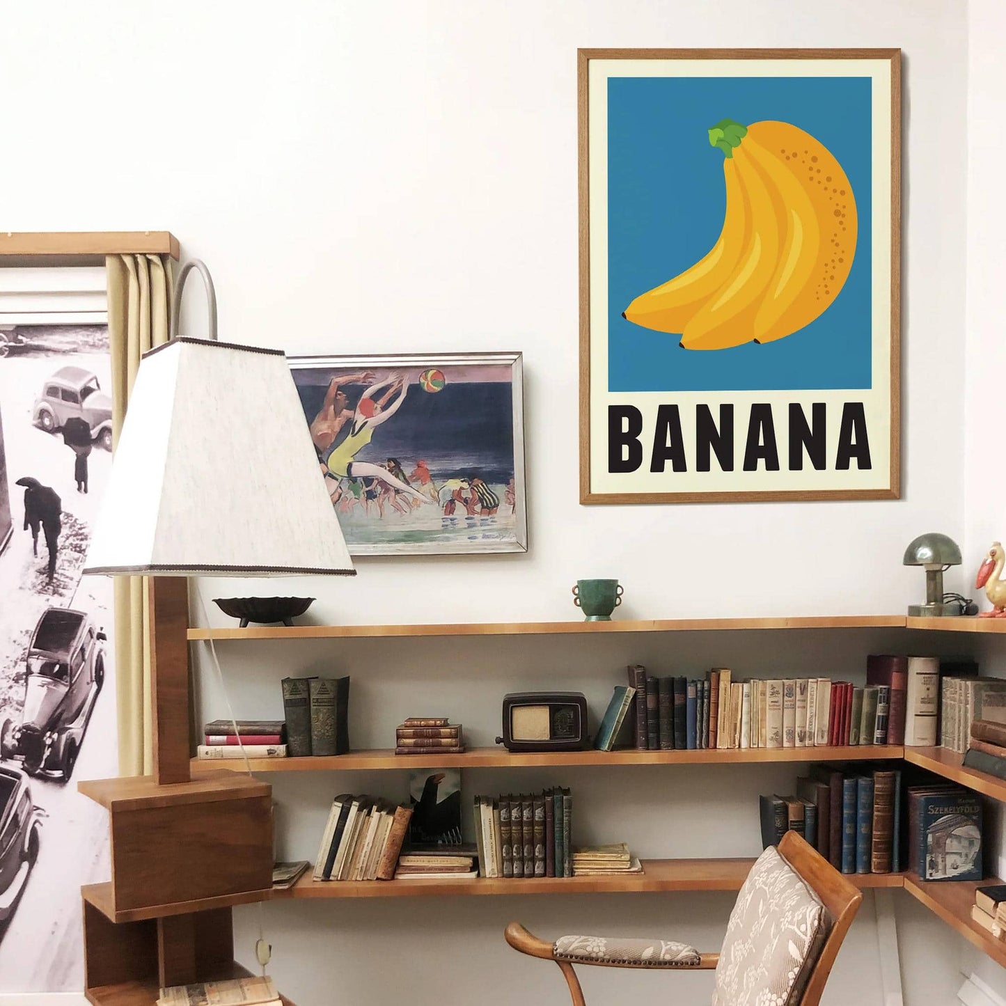 Minimalist Banana Poster