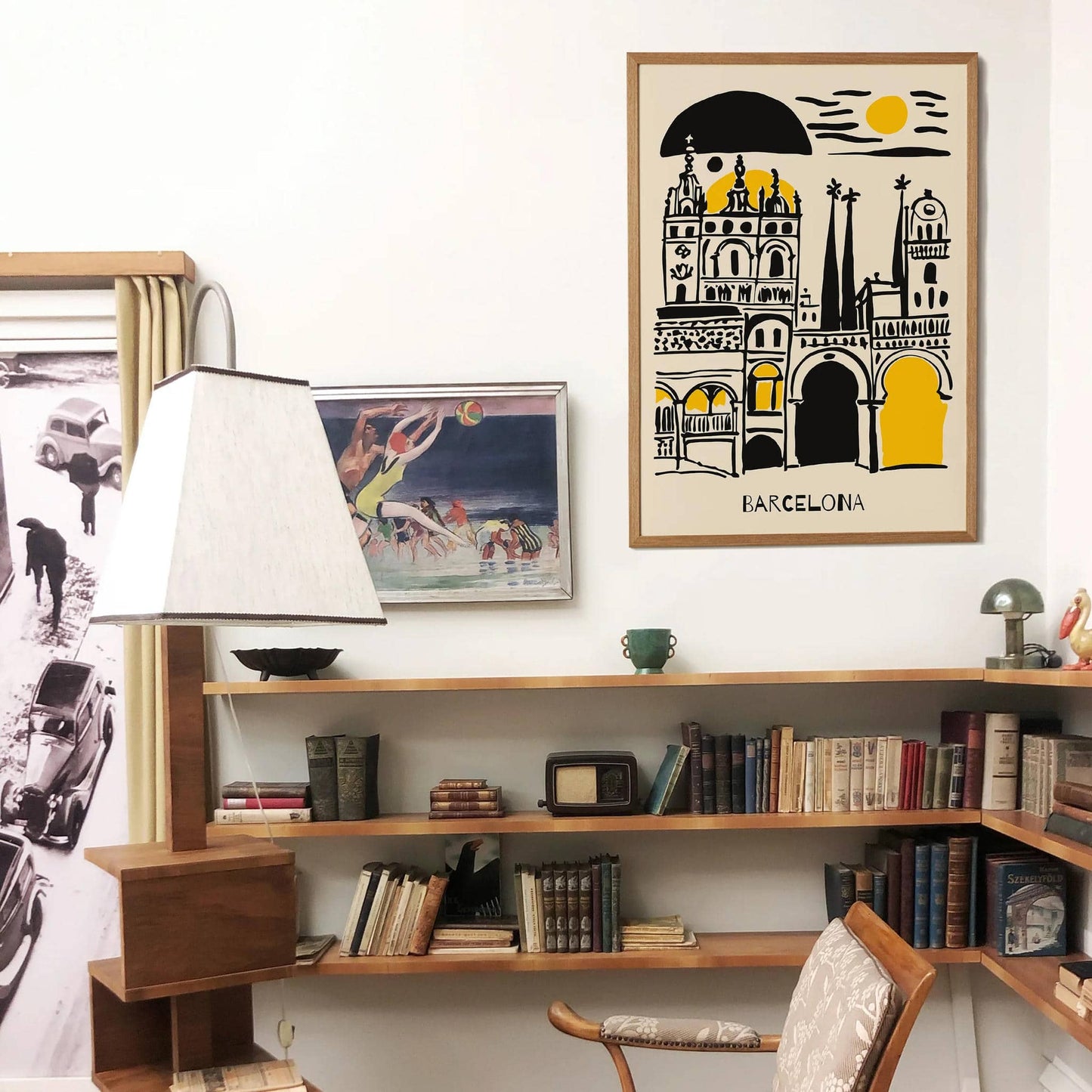 Barcelona Handdrawn Style Poster - HypeSheriff