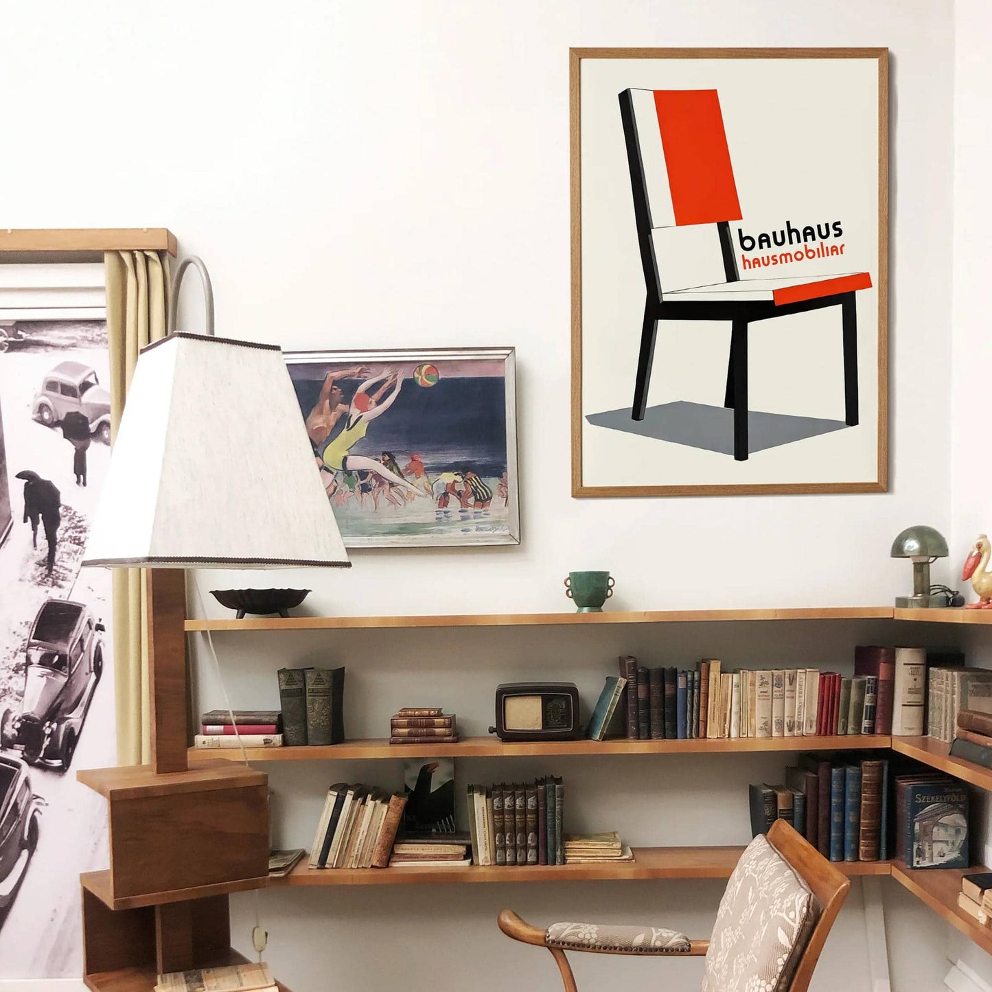 Bauhaus Chair Retro Wall Art - HypeSheriff