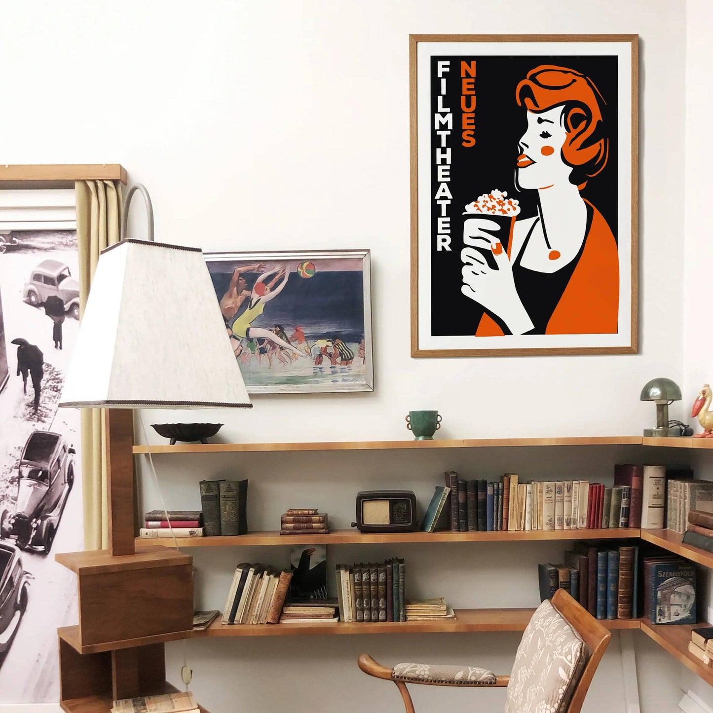 Filmtheater Neues Retro Cinema Poster - HypeSheriff