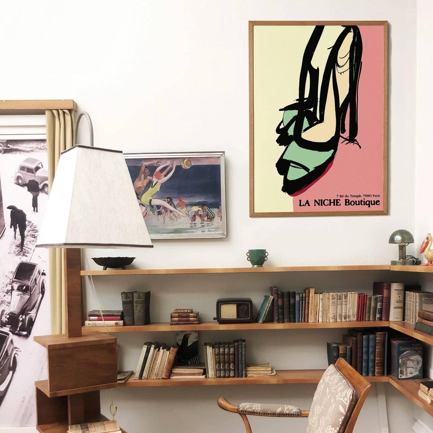 Paris Boutique Vintage Poster - HypeSheriff