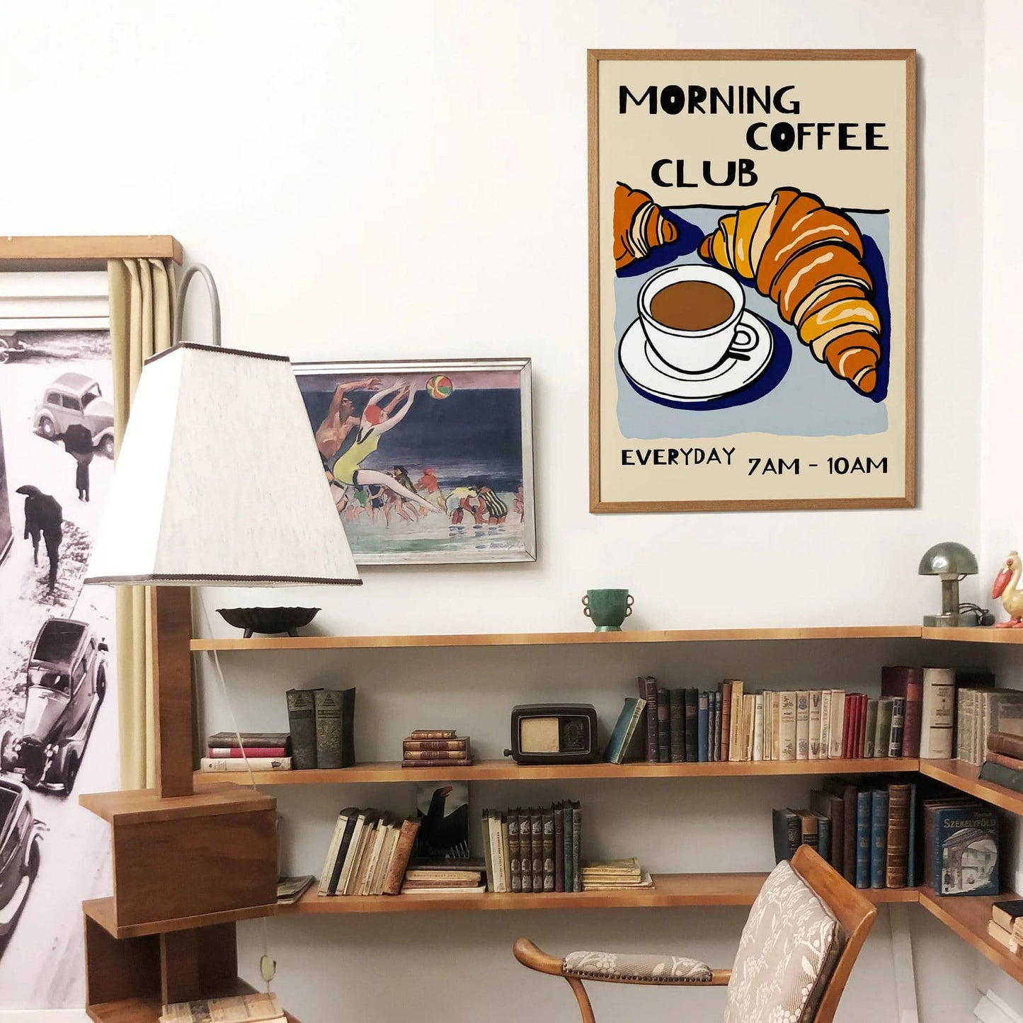 Morning Coffee Club Art Print