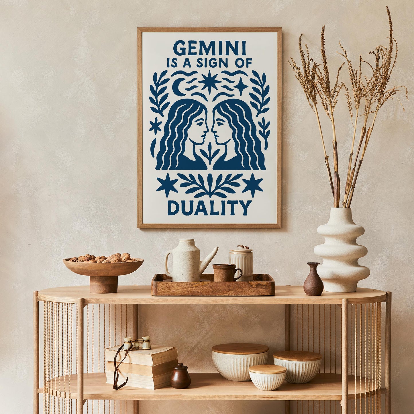 Gemini Duality Poster Print