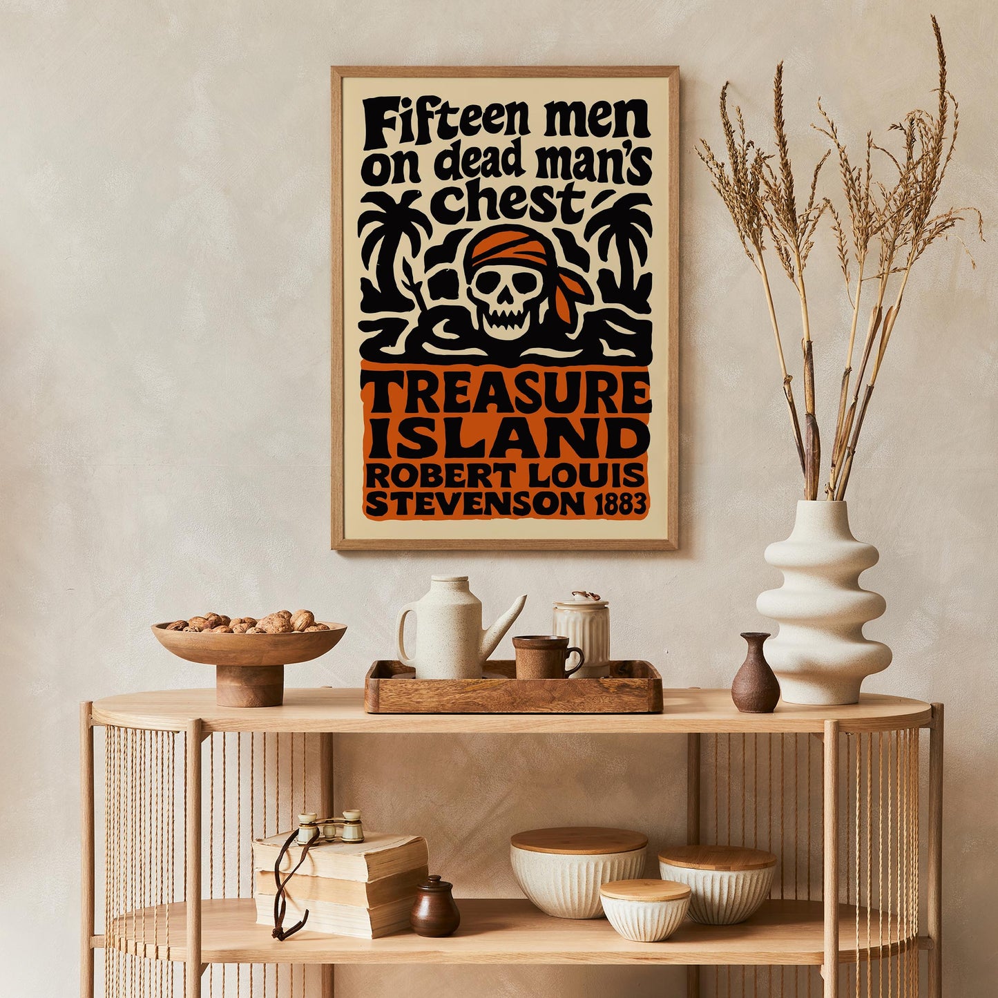 Treasure Island Vintage Poster