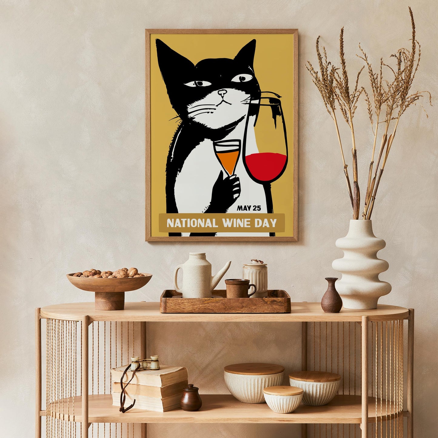 Wine Day Art Print