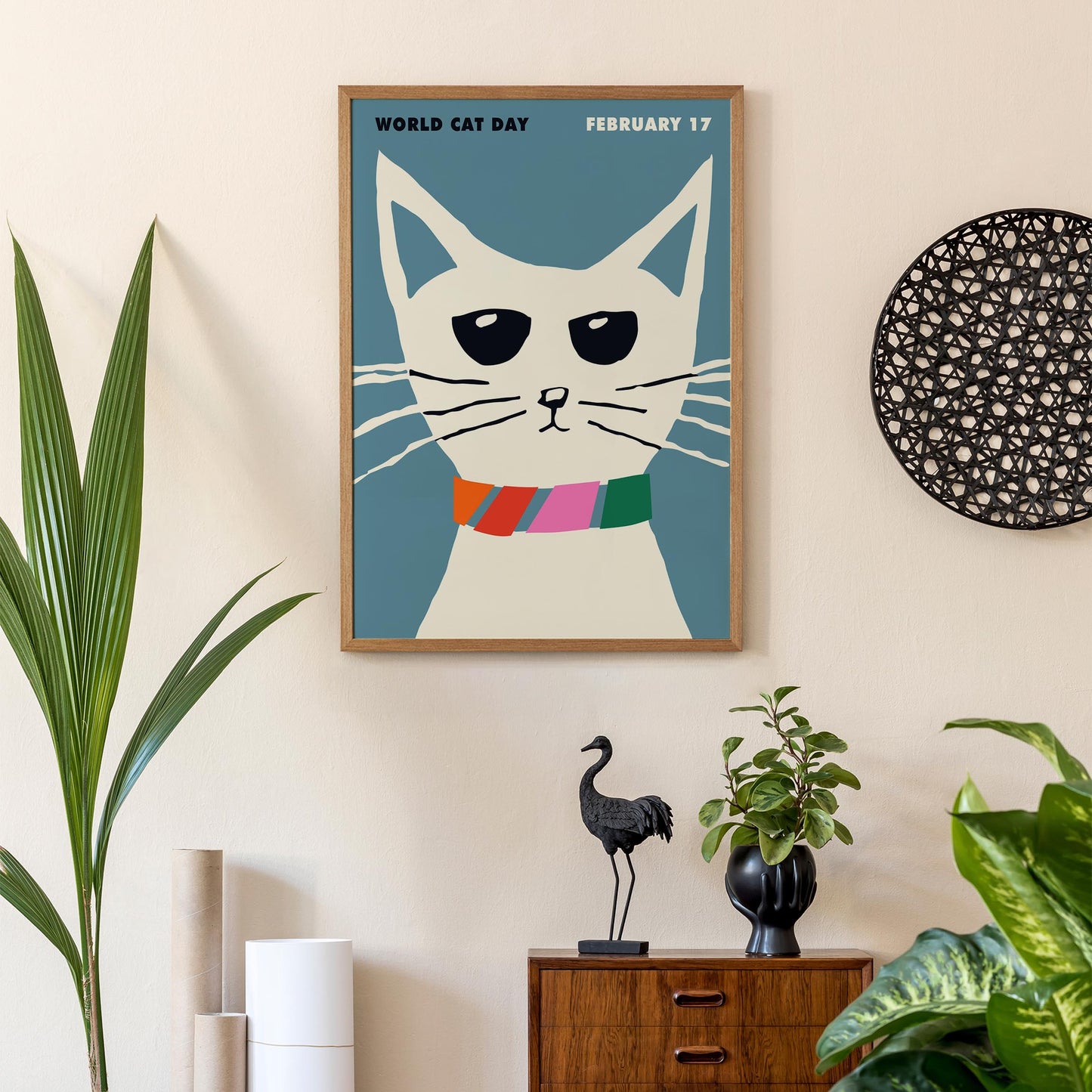 World Cat Day Poster Print