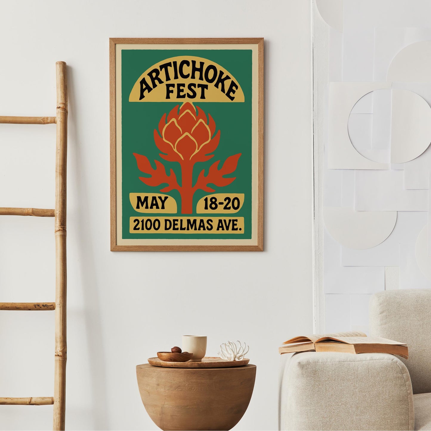 Artichoke Fest Wall Art Print