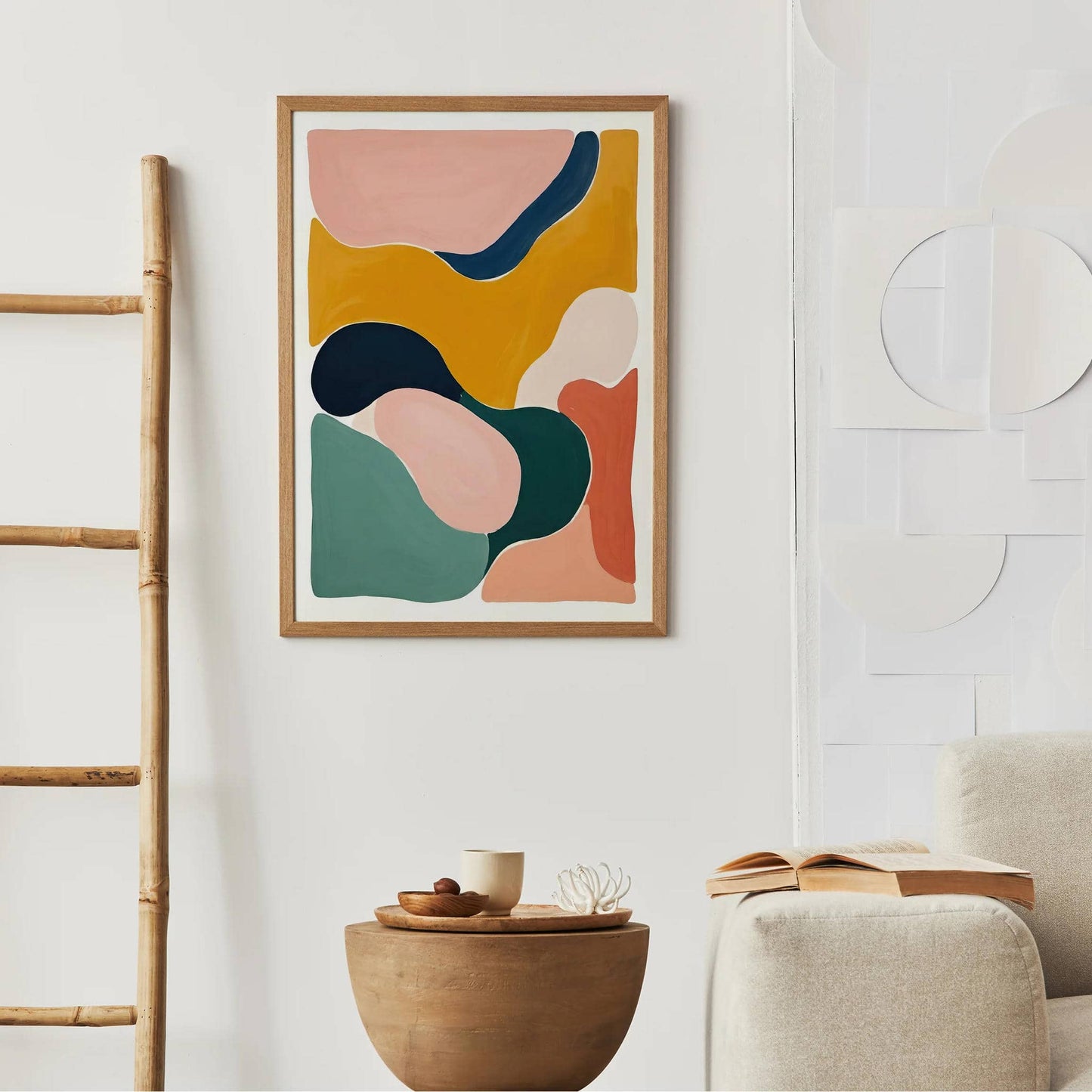 Bohemian Abstract Painting Print