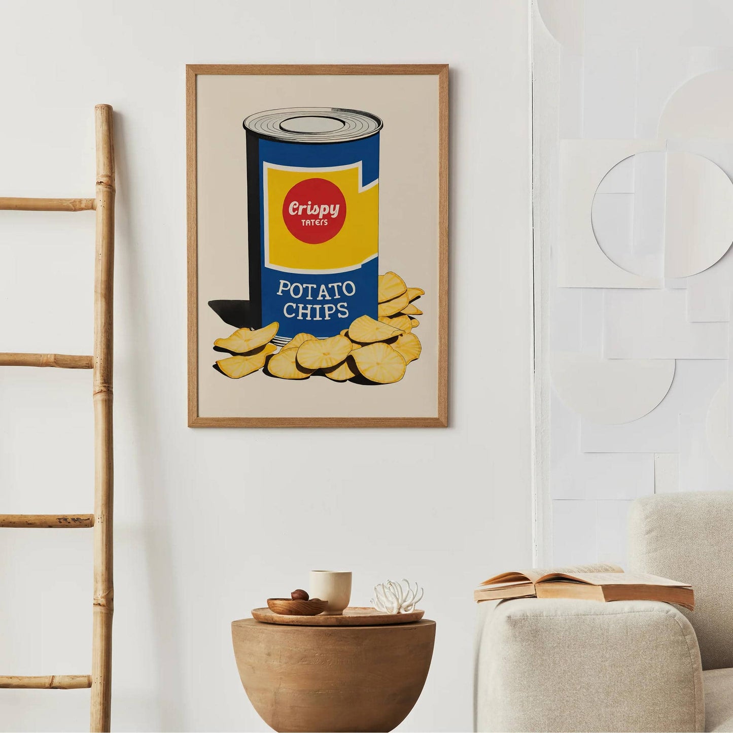 Crispy Taters Chips Can Art Print