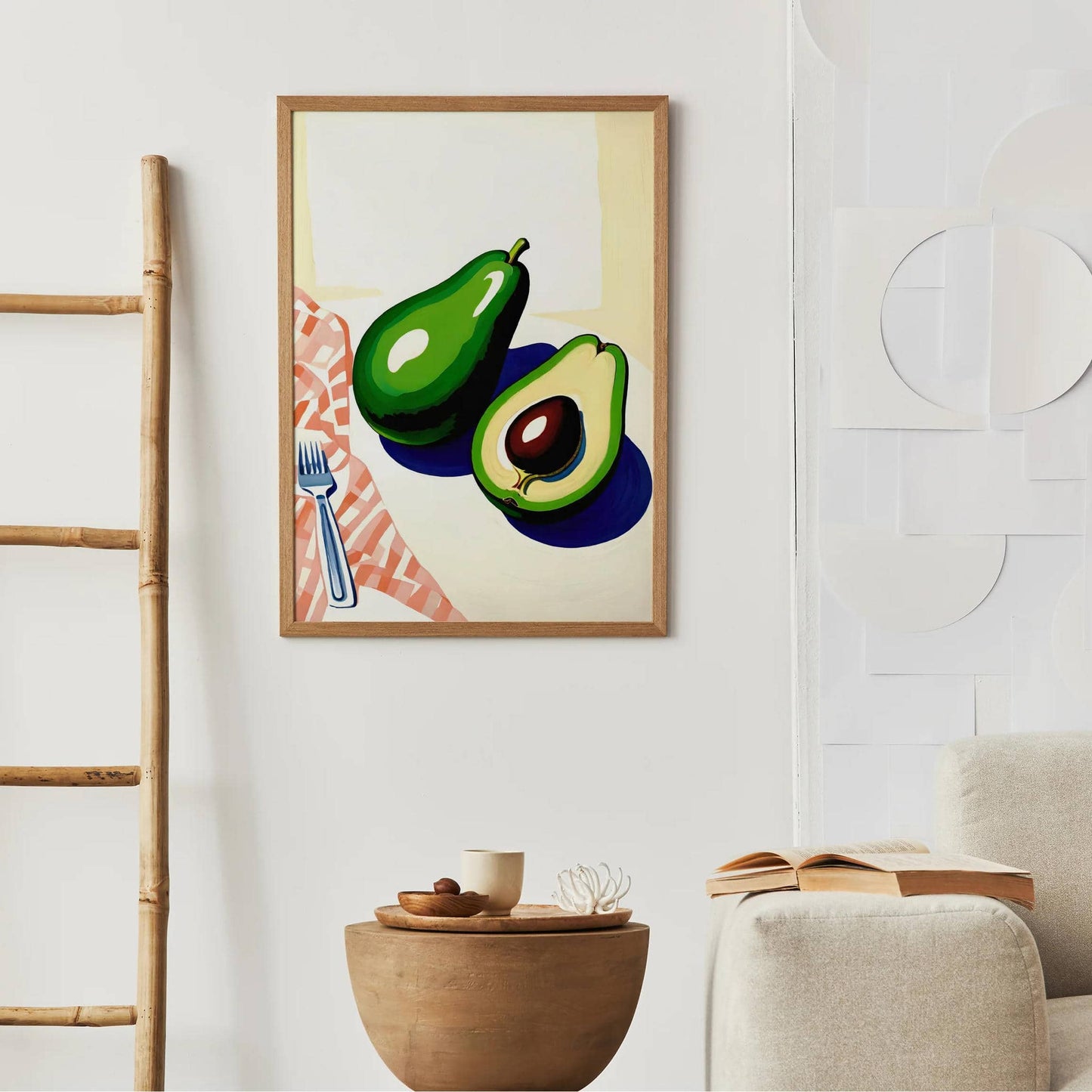 Avocado Love Vibrant Kitchen Art Print