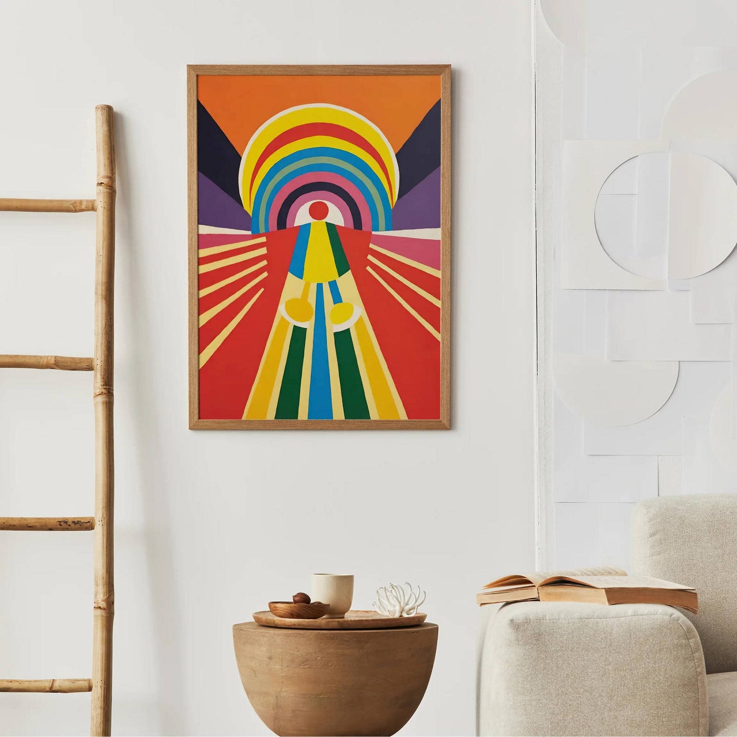 Colorful Abstract Aura Art Poster