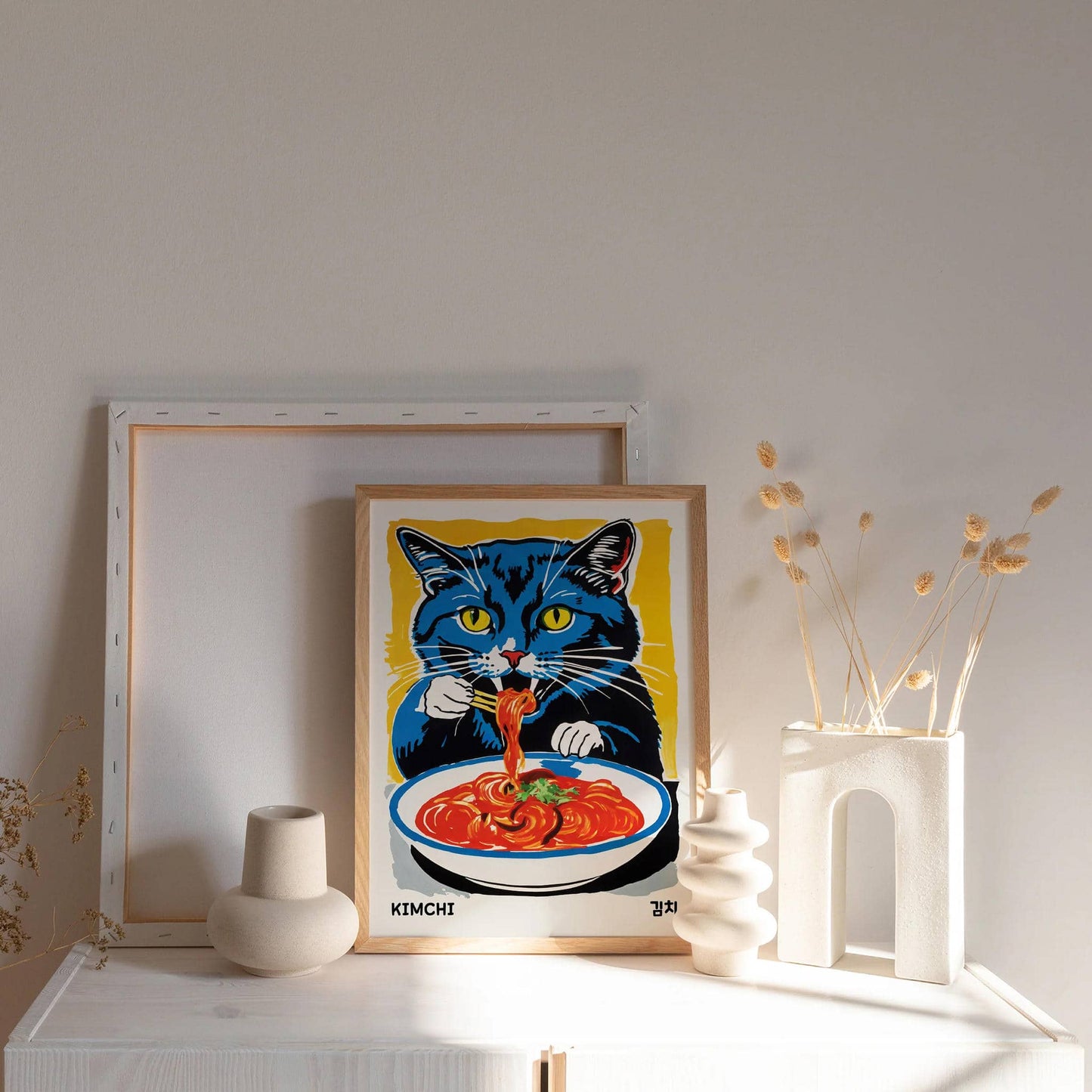 Kimchi Cat Pop Art Print