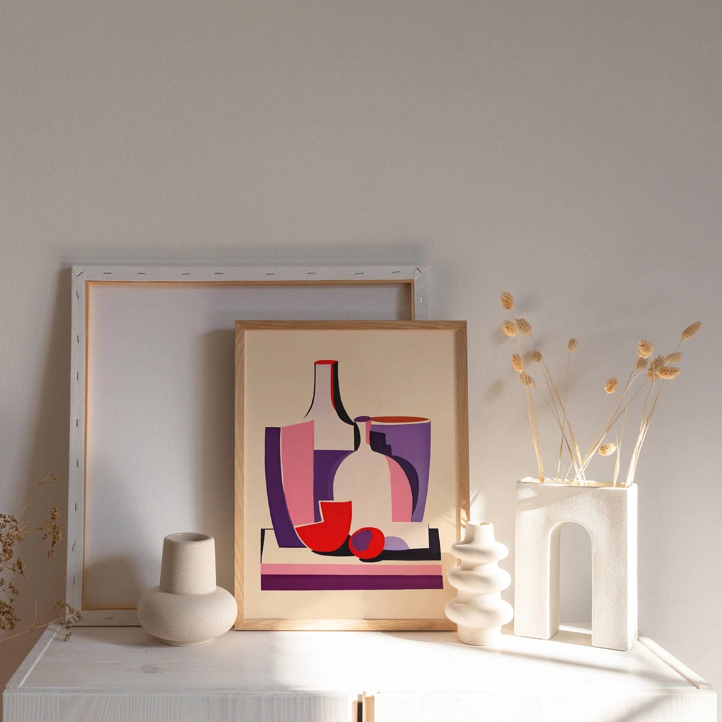 Retro Still Life Shapes Poster - HypeSheriff