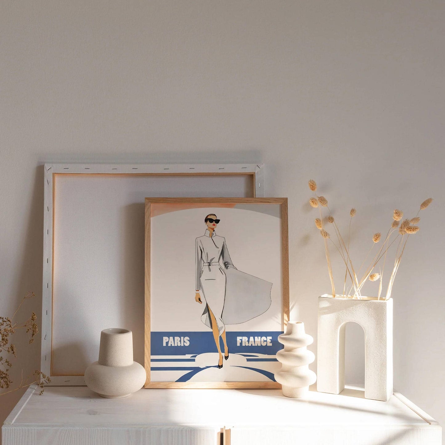 French Fashion Vintage Poster Print - HypeSheriff