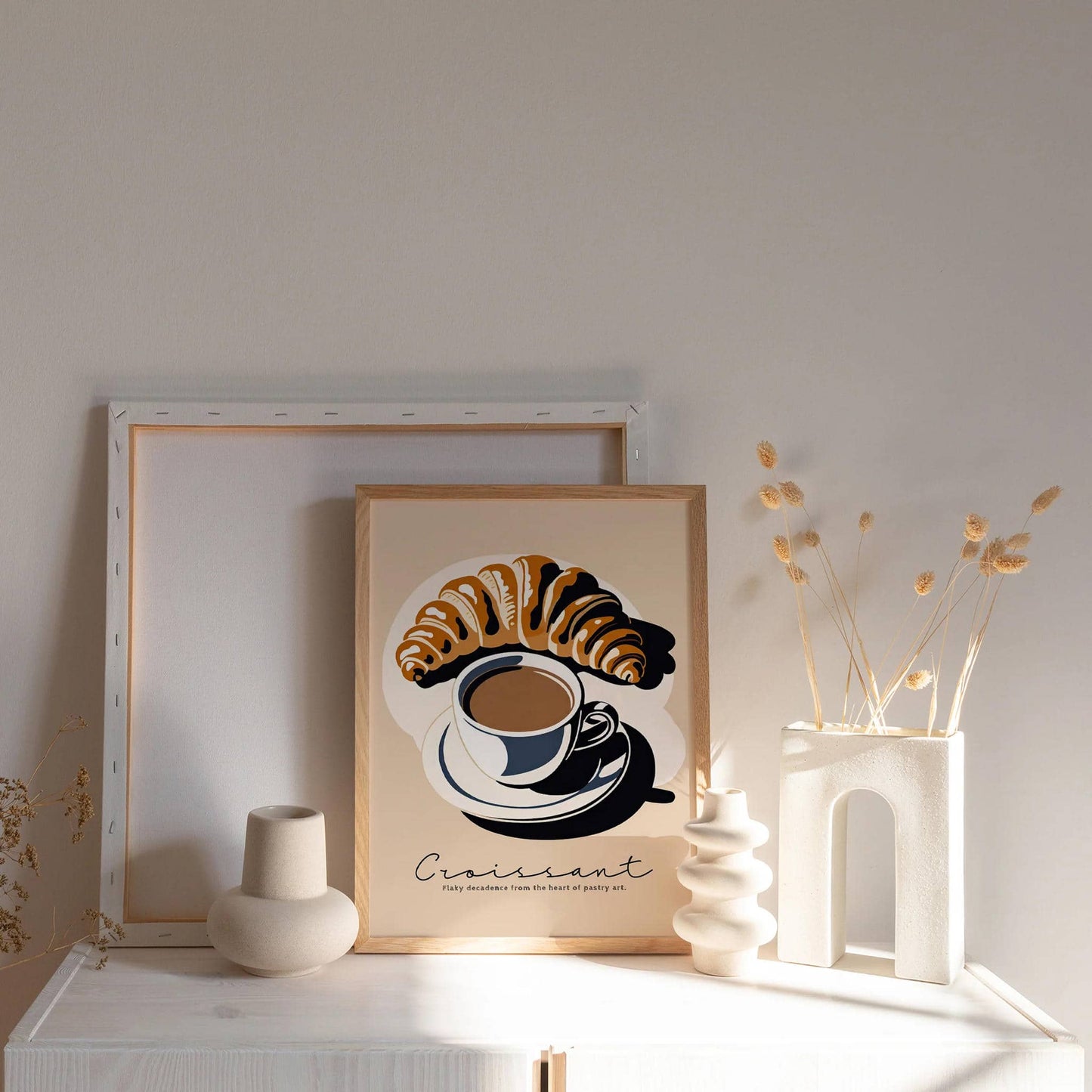 Croissant - French Morning Poster