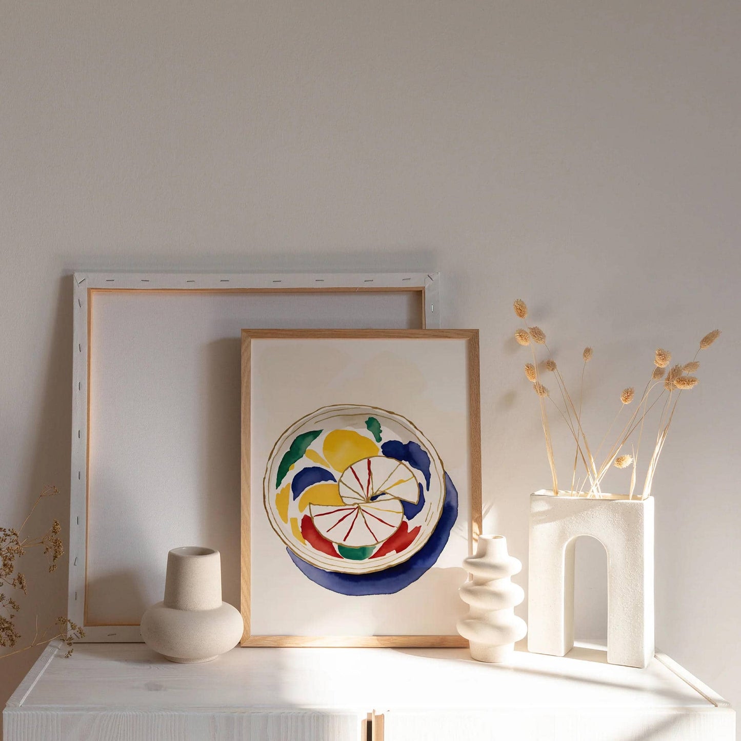 Vibrant Dumplings Art Print