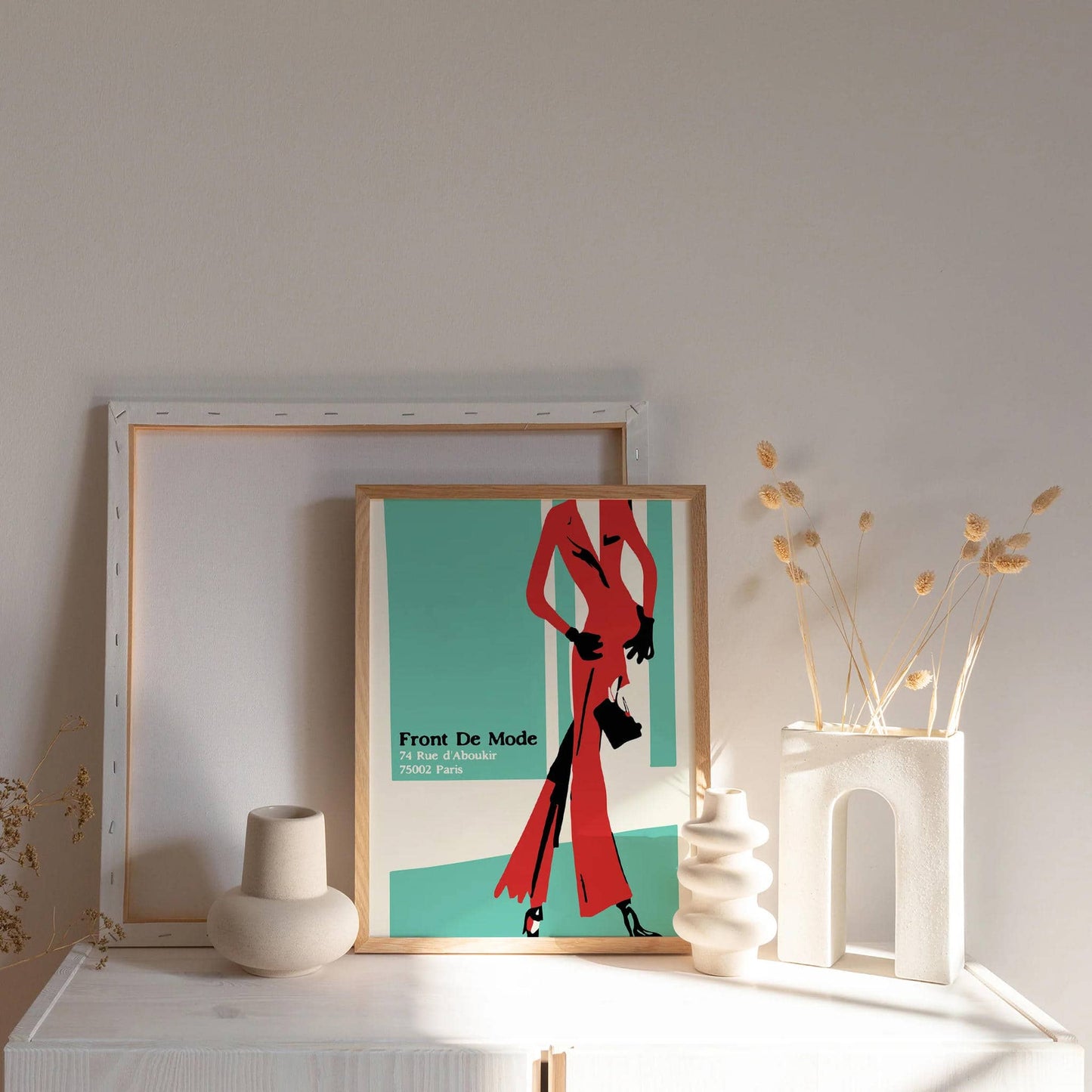 Vntage Paris Fashion Art Print - HypeSheriff