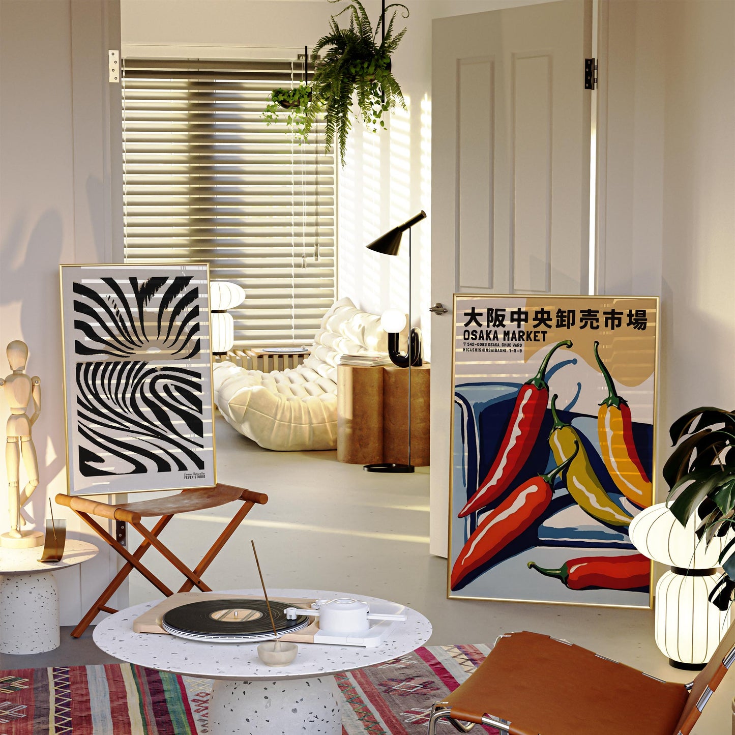 Osaka Chili Market Poster