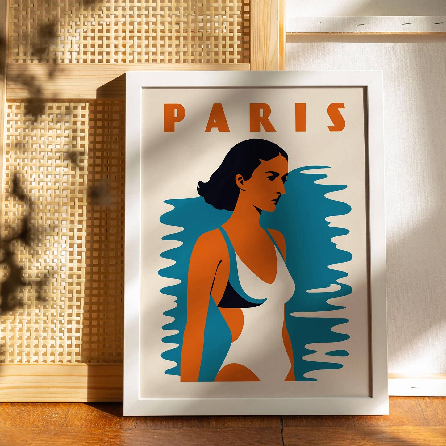 Paris Vintage Swimming Poster - HypeSheriff