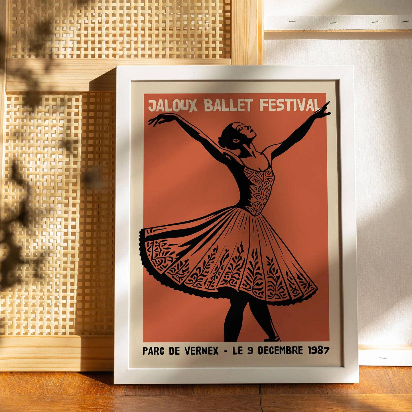 French Ballerina Wall Art Print - HypeSheriff