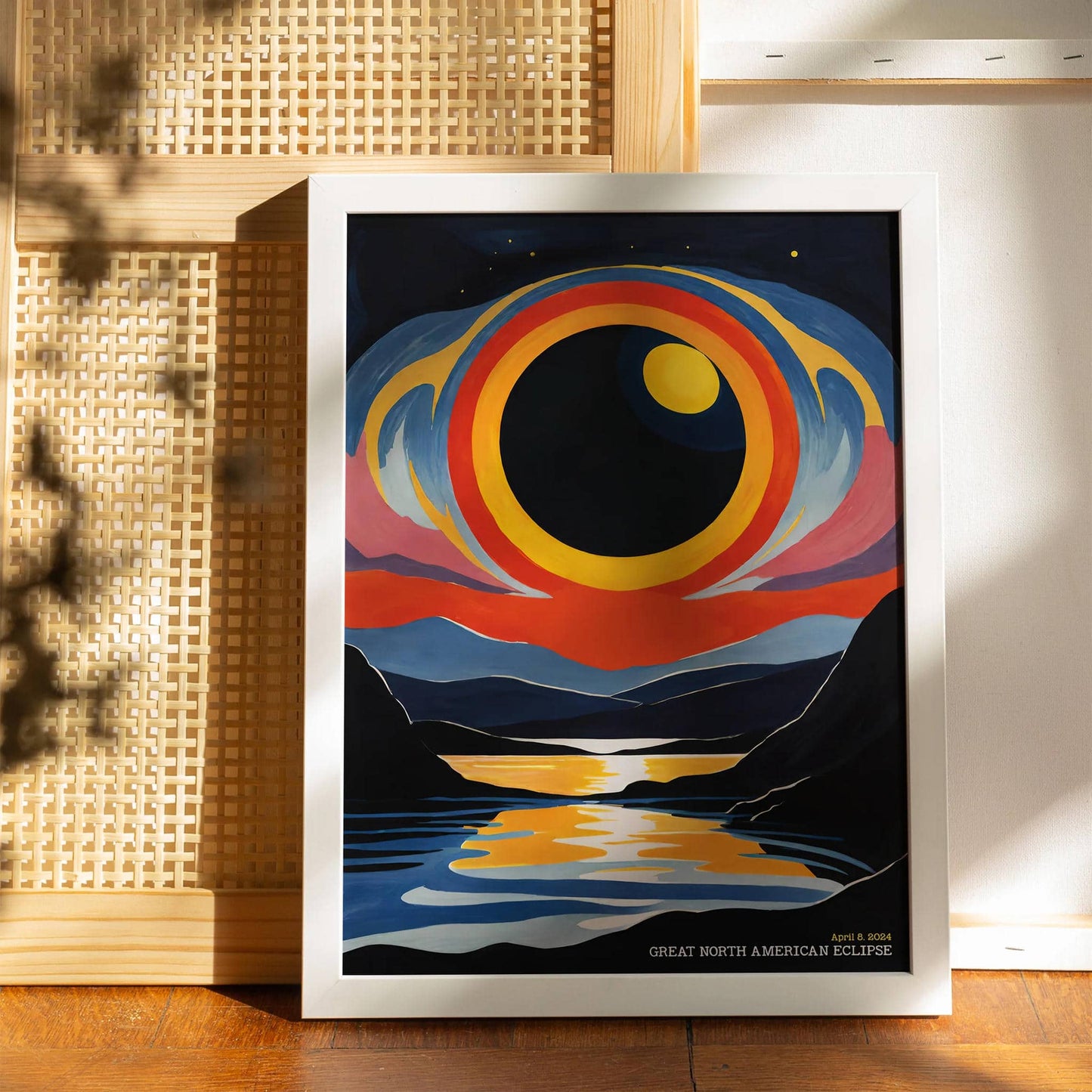 Great North American Eclipse Art Print