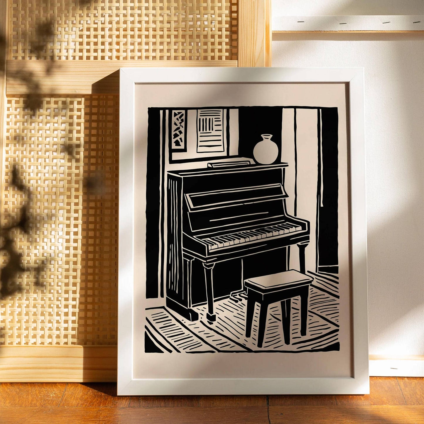 Vintage Piano Elegant Poster - HypeSheriff