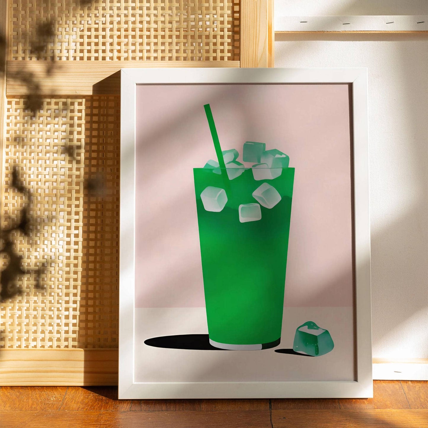Iced Matcha Wall Art - HypeSheriff