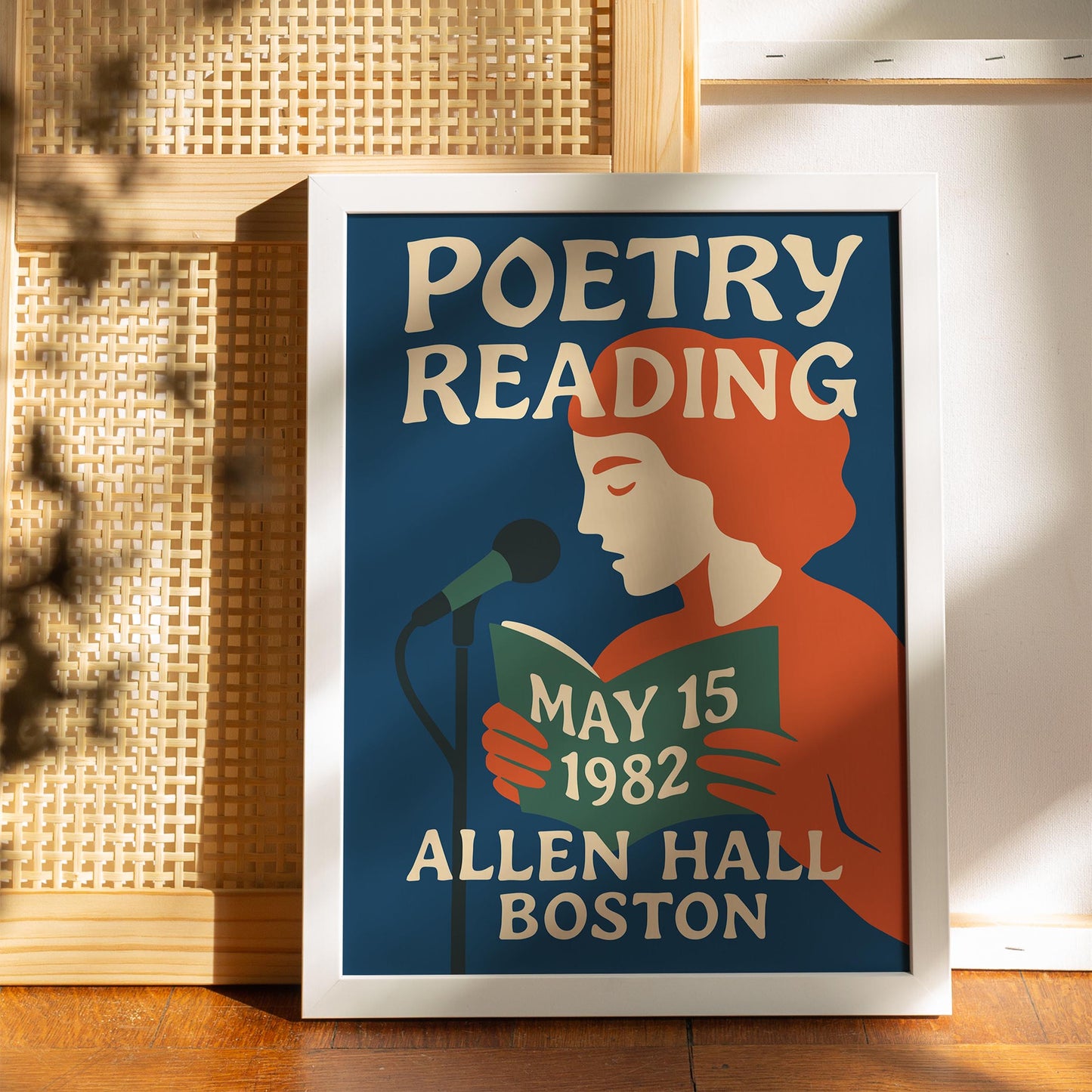 Poetry Reading Boston Poster