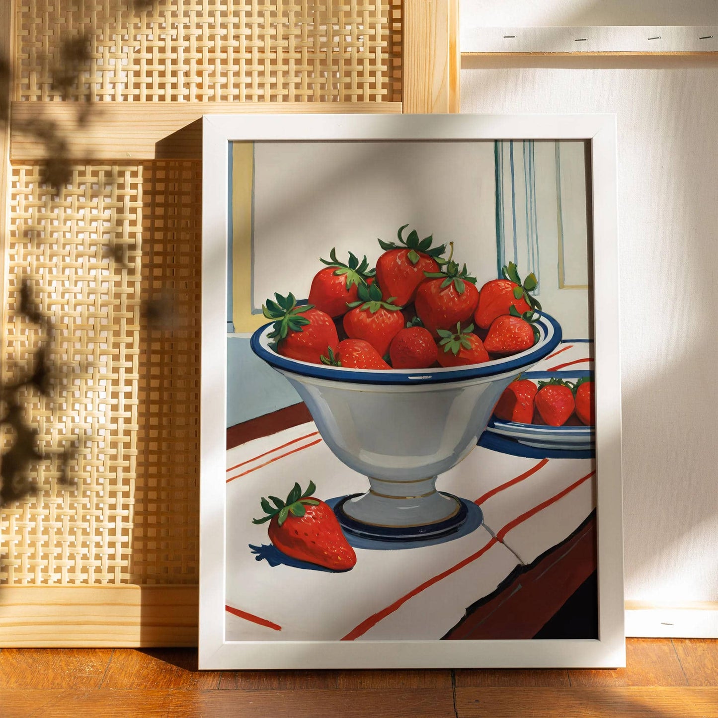 Summer Strawberries Art Print - HypeSheriff
