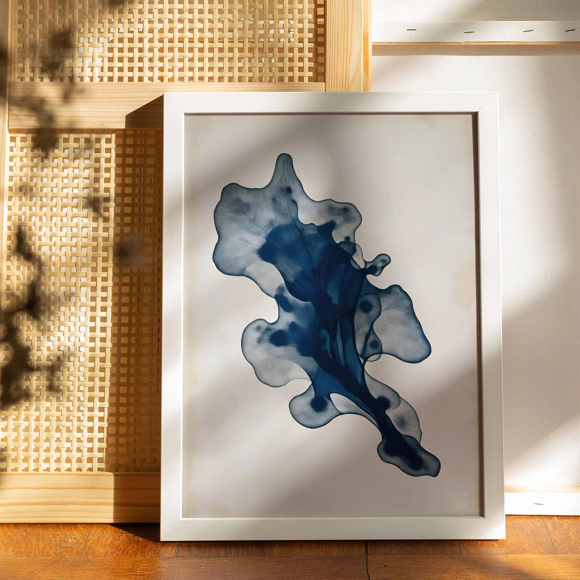 Blue Ink - Scandinavian Art Print - HypeSheriff