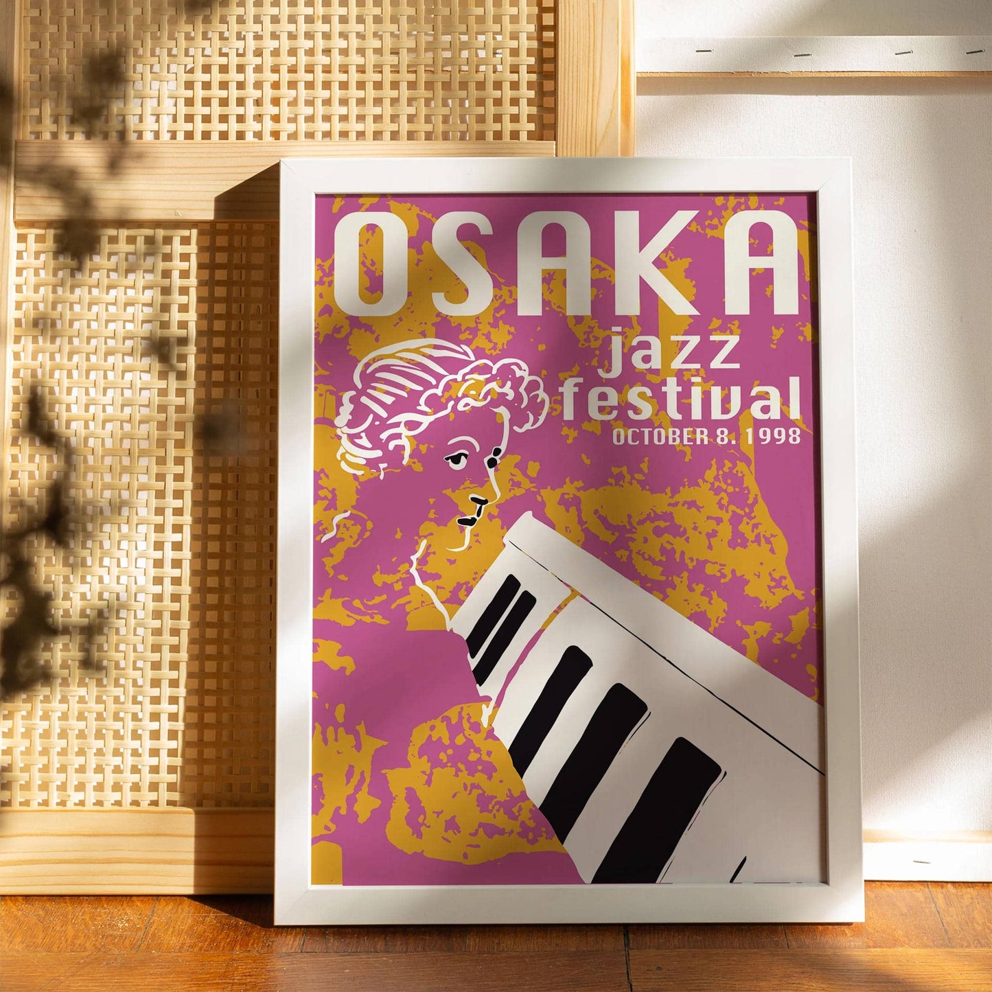 Osaka Jazz Festival 1998 Retro Poster - HypeSheriff