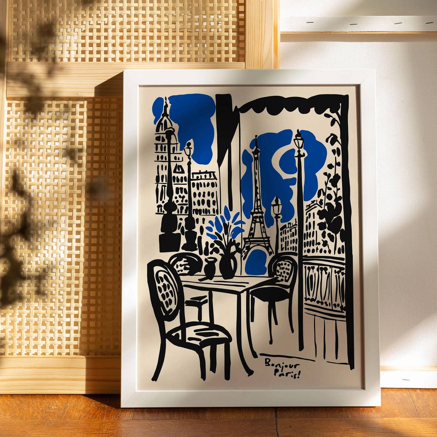Bonjour Paris Travel Eclectic Poster - HypeSheriff