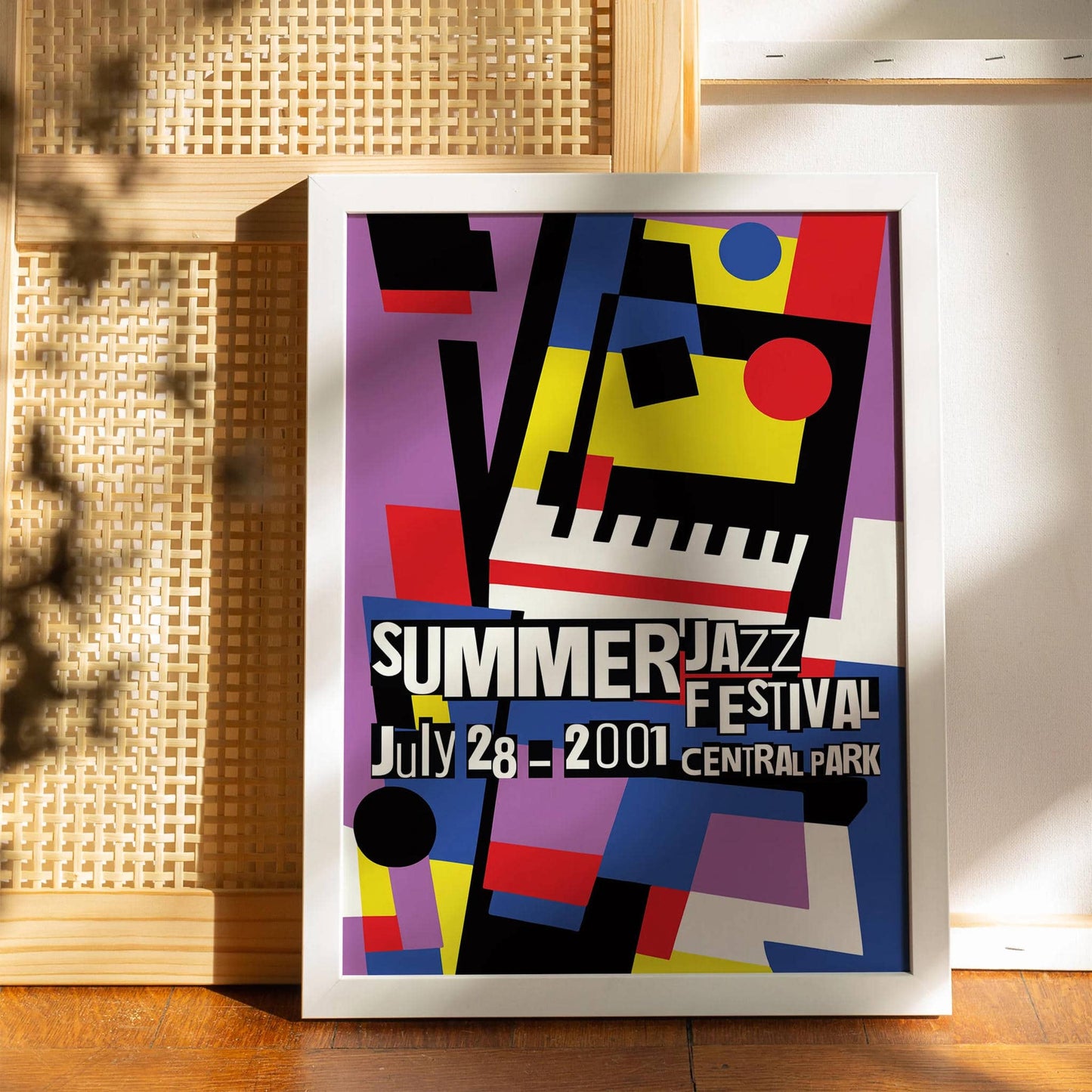 Summer Jazz Festival Colorful Poster