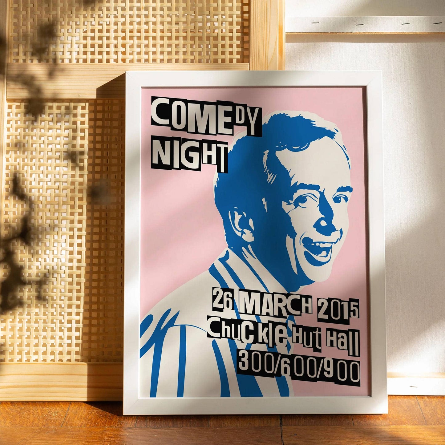 2015 Comedy Night Retro Poster - HypeSheriff
