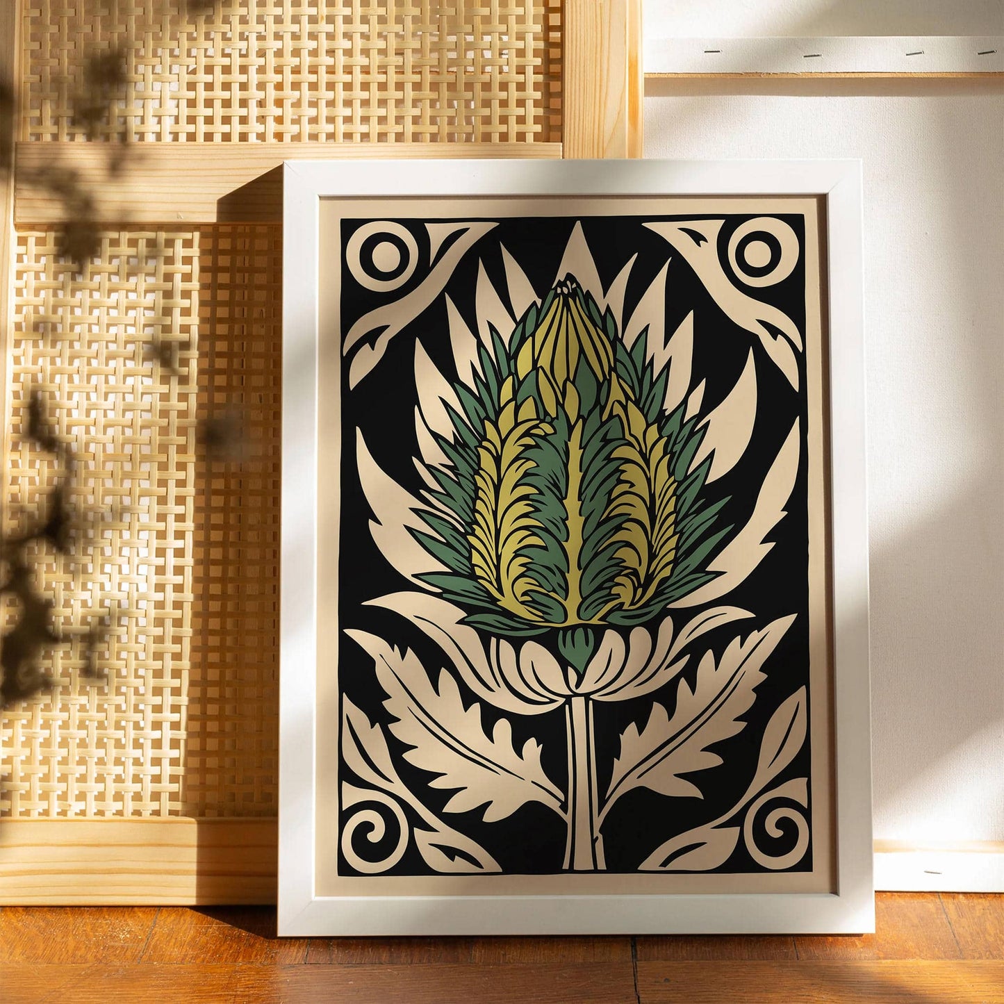 Vintage Cut Out Artichoke Kitchen Print - HypeSheriff