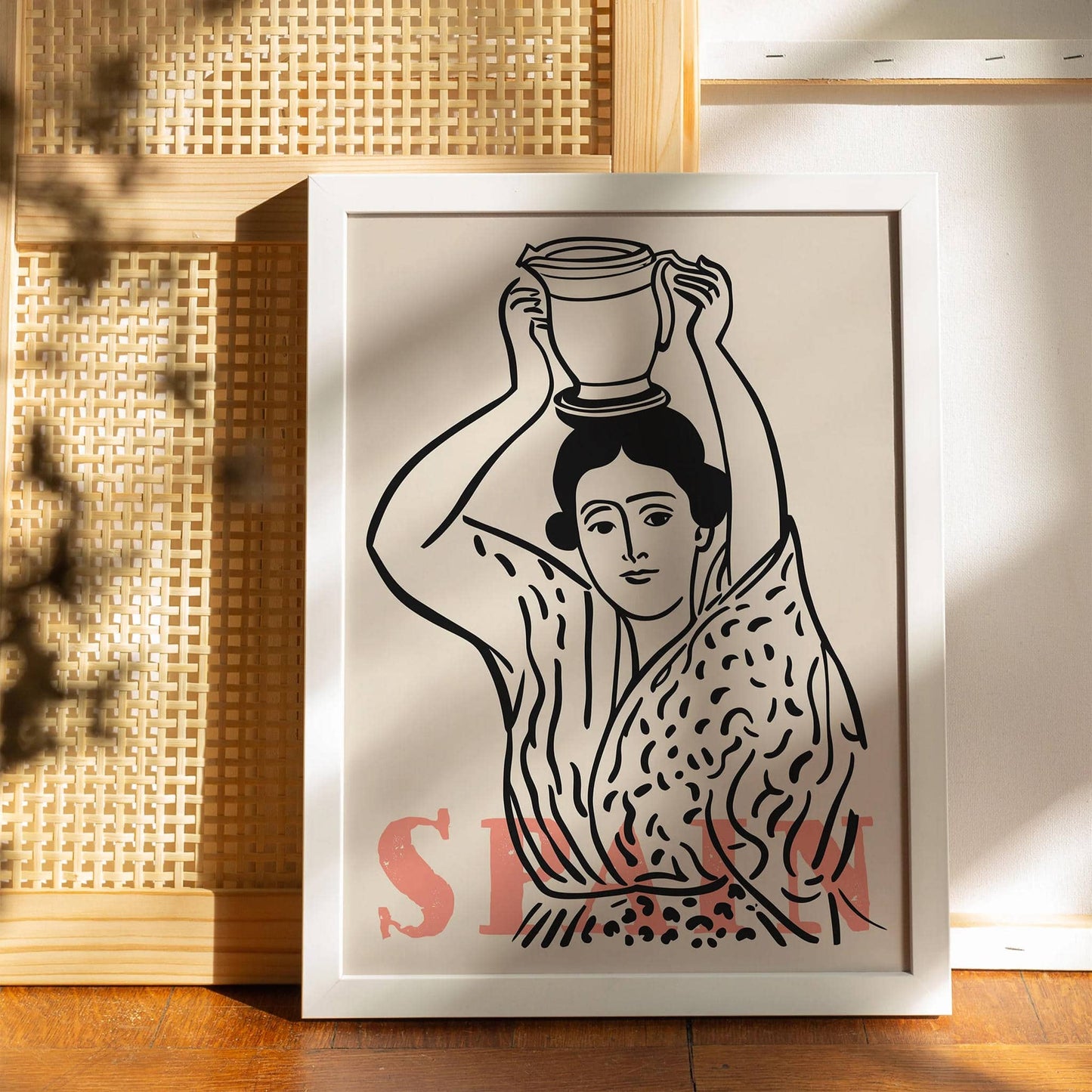 Spain - Line Art Prints - HypeSheriff