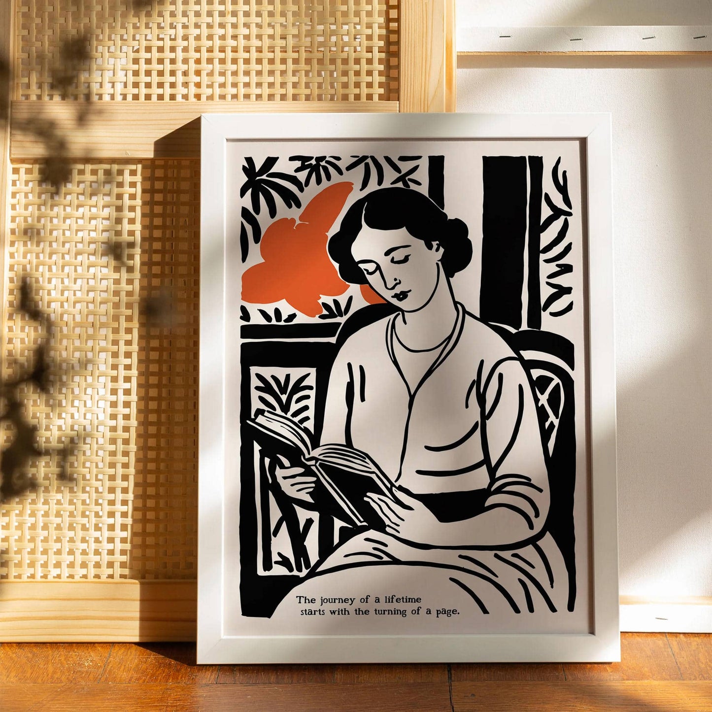 Retro Literary Quote Poster