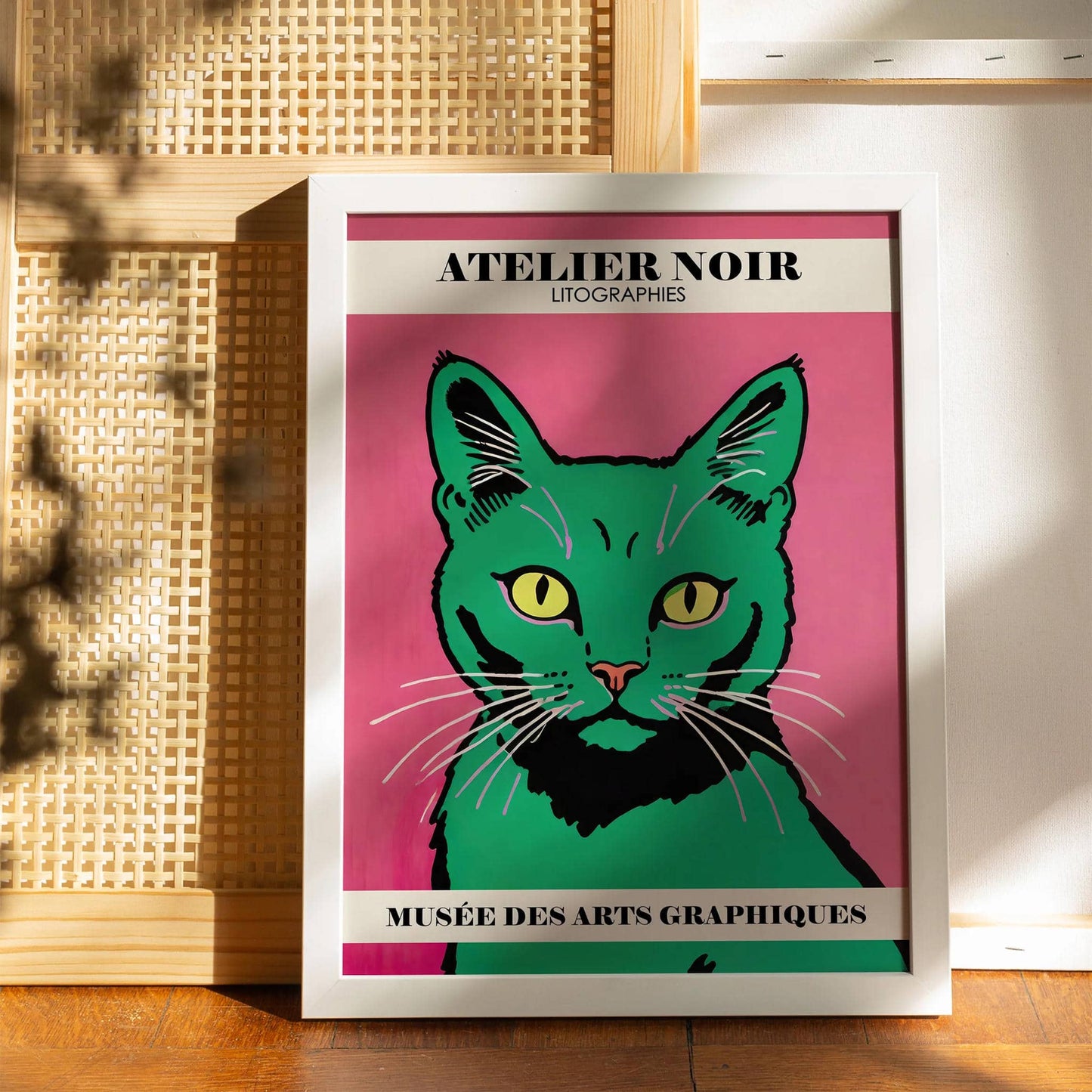 French Lithography Exhibition Poster