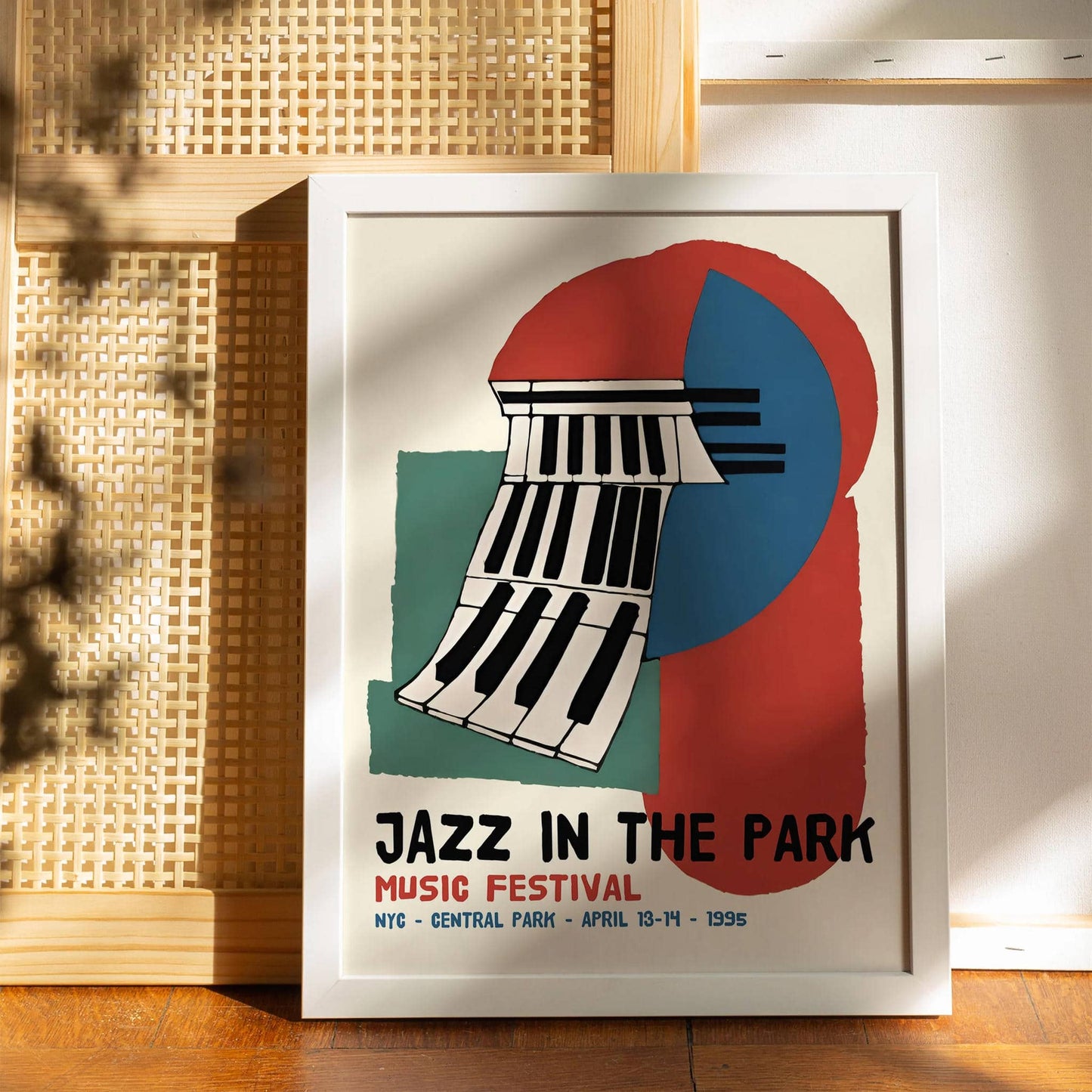 Jazz in the Park - Central Park 1995 Poster