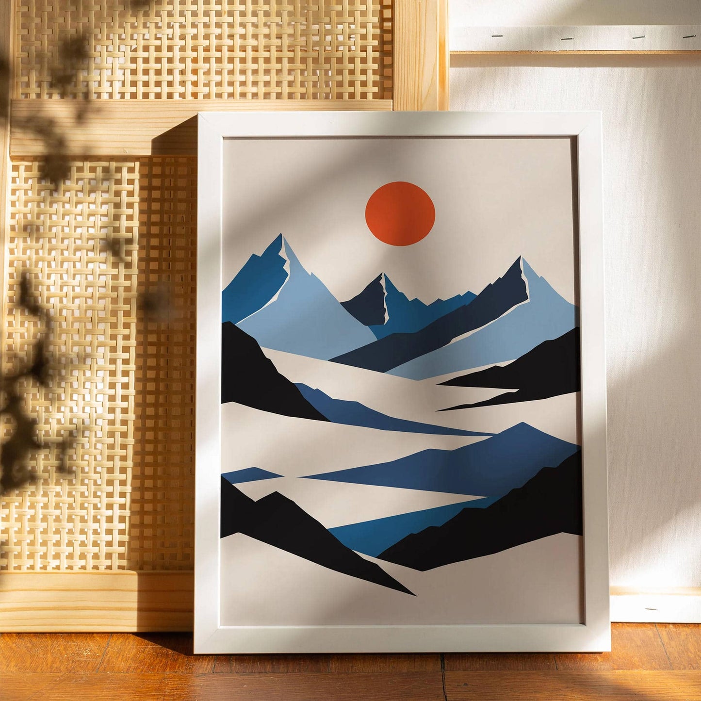 Minimal Scandinavian Landscape Print
